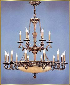 Alabaster Chandeliers Model: RL 1882-120